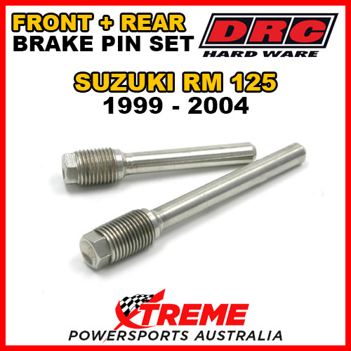 DRC For Suzuki RM125 RM 125 1999-2004 Front Rear Stainless Brake Pin Set D58-33-201