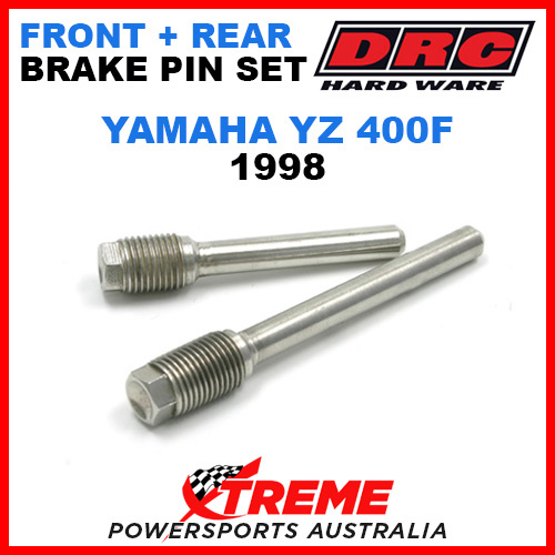 DRC Yamaha YZ400F YZ 400F 1998 Front Rear Stainless Brake Pin Set D58-33-201