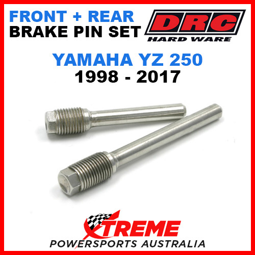 DRC Yamaha YZ250 YZ 250 1998-2017 Front Rear Stainless Brake Pin Set D58-33-201