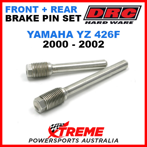 DRC Yamaha YZ426F YZ 426F 2000-02 Front Rear Stainless Brake Pin Set D58-33-201