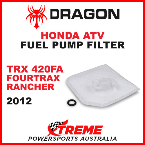Whites TRX420FA FOURTRAX RANCHER 2012 ATV HONDA FUEL PUMP FILTER SQUARE STYLE