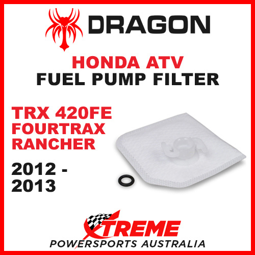 Whites TRX420FE FOURTRAX RANCHER 2012-2013 ATV HONDA FUEL PUMP FILTER SQUARESTYLE