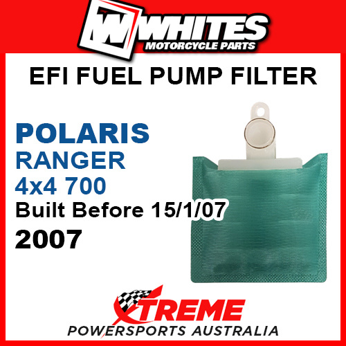 Whites DFPF16 Polaris Ranger 4x4 700 2007 Built before 1/15/07 Fuel Pump Filter 