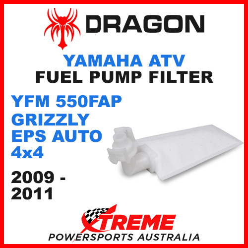 Whites YFM550FAP GRIZZLY EPS AUTO 4X4 2009-2011 ATV YAMAHA FUEL PUMP FILTER 