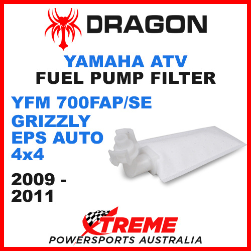 Whites YFM700FAP/SE GRIZZLY EPS AUTO 4X4 2009-2011 ATV YAMAHA FUEL PUMP FILTER
