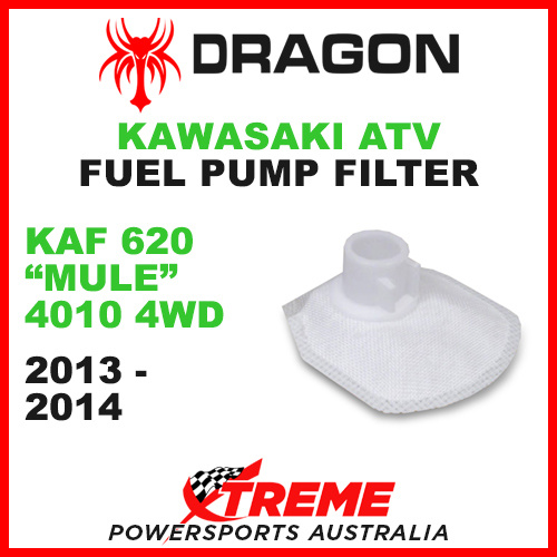 Whites KAF620 MULE 4010 4WD 2013-2014 ATV KAWASAKI FUEL PUMP FILTER