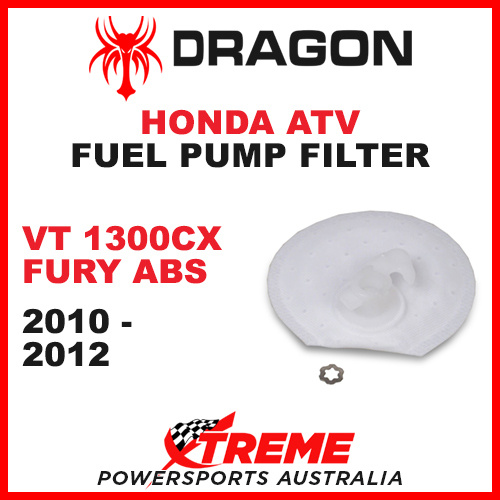 Whites VT1300CX FURY ABS 2010-2012 ATV HONDA FUEL PUMP FILTER ROUND STYLE