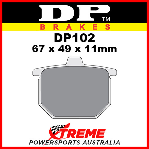 DP Brakes Honda CX 500 CA/CB/Z/A/B 79-81 Sintered Metal Front Brake Pad