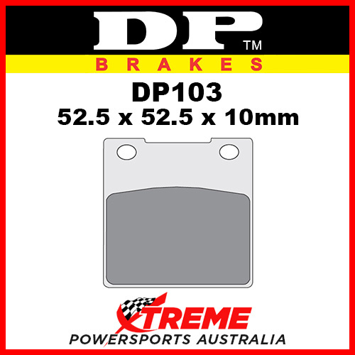 DP Brakes Honda CB 250 RSA/RSD 81-84 Sintered Metal Front Brake Pad