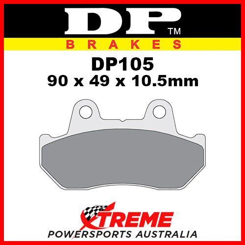 DP Brakes Honda CBX 250 RSE 1984 Sintered Metal Front Brake Pad