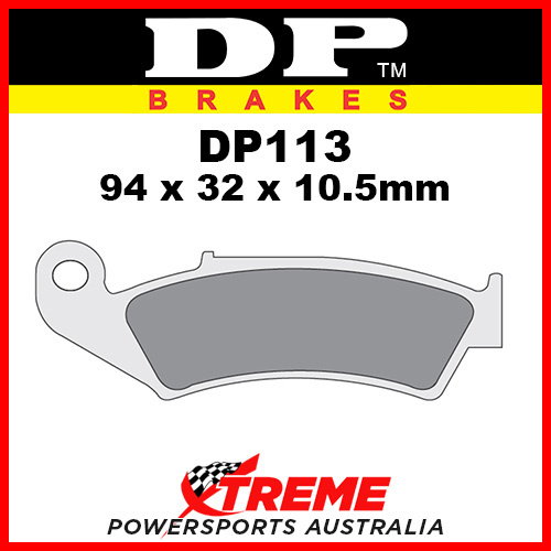 Honda VFR 750 RJ/RK/RL 88-90 DP Brakes Sintered Metal Rear Brake Pad