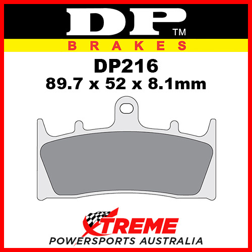 DP Brakes For Suzuki GSX-R1000 2001-2002 Sintered Metal Front Brake Pad