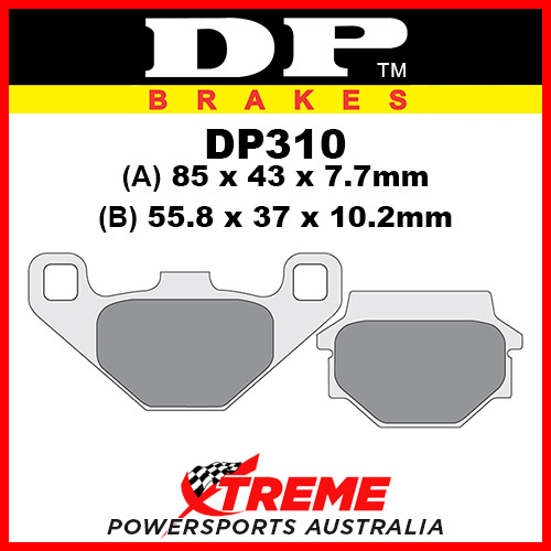 DP Brakes Kawasaki KX 250 D1 1985 Sintered Metal Front Brake Pad