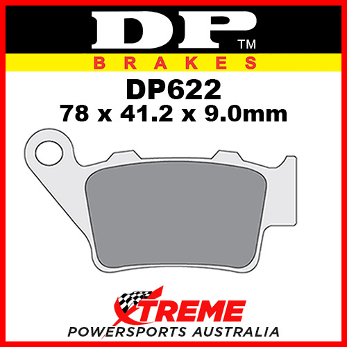 Aprilia Dorsoduro 750 ABS 08-15 DP Brakes Rear Sintered Metal Brake Pad