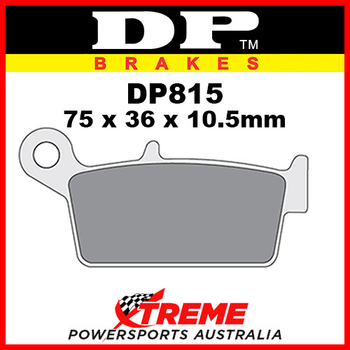 DP Brakes Kawasaki KX 125 1995-2008 Sintered Metal Rear Brake Pad