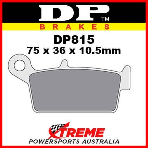 DP Brakes Yamaha YZ 125 1998-2002 Sintered Metal Rear Brake Pad