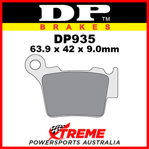 DP Brakes KTM 350 EXC-F 2011-2018 Sintered Metal Rear Brake Pad