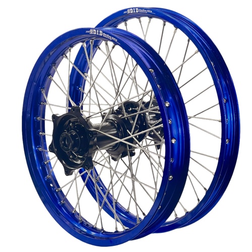 DID ENVY Blue/Black 21/19 Wheel Set for Honda CR125R 1989-1994