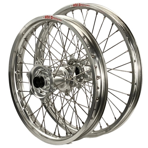 DID ENVY Silver/Silver 21/19 Wheel Set for Kawasaki KX125 1993-1998