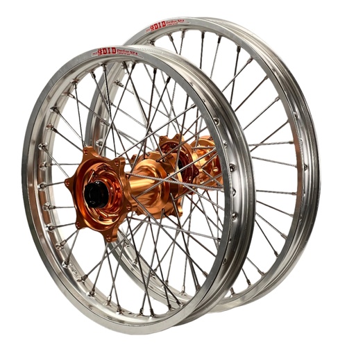 DID ENVY Silver/Copper 21/19 Wheel Set for Yamaha YZ400F 1999-1999