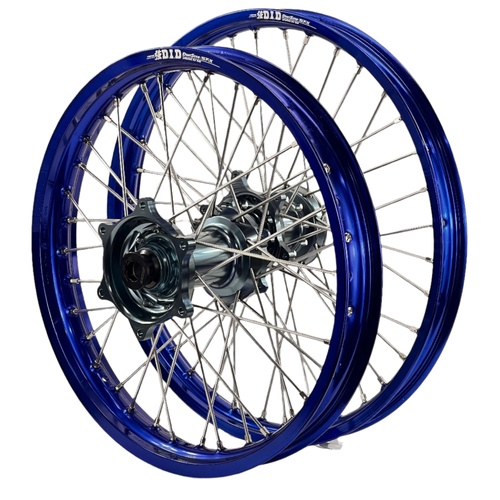 DID ENVY Blue/Titan 21/19 Wheel Set for Yamaha YZ426F 2002-2002