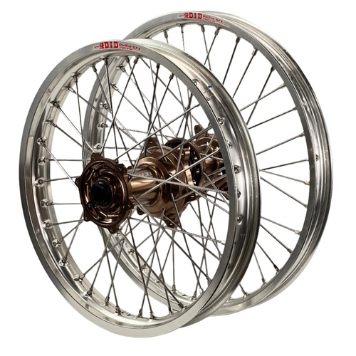 DID ENVY Silver/Mag 21/19 Wheel Set for Yamaha YZ250F 2002-2006