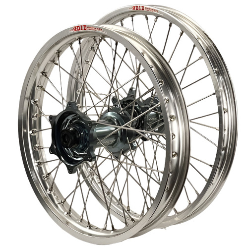 DID ENVY Silver/Titan 21/18 Wheel Set for KTM 250 XC 2013-2014