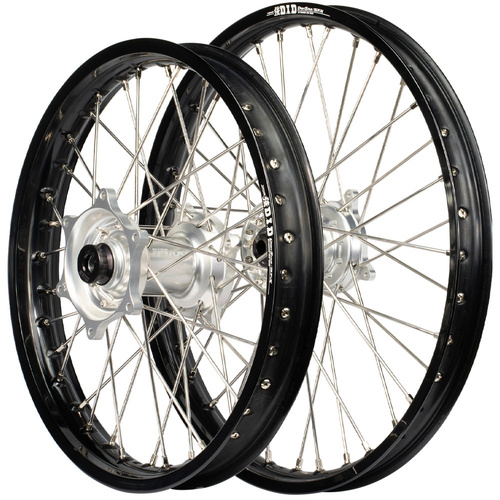 DID ENVY Black/Silver 21/19 Wheel Set for Yamaha YZ250F 2014-2025