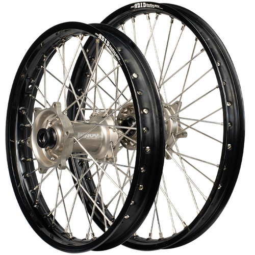 DID ENVY Black/Factory 21/18 Wheel Set for Husqvarna FE 450 2016-2023