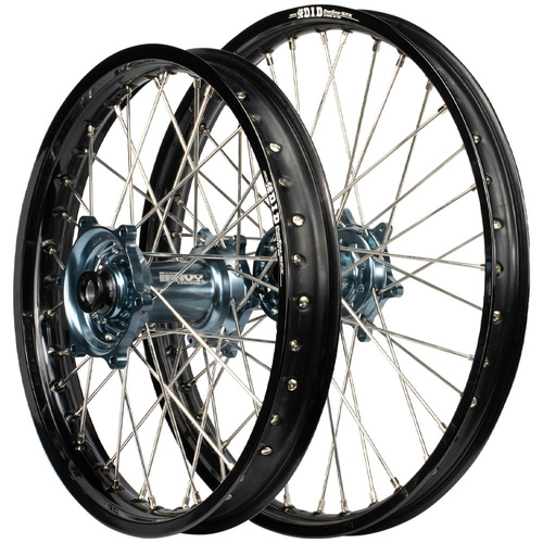DID ENVY Black/Titan 21/19 Wheel Set for Husqvarna FC 350 2016-2022