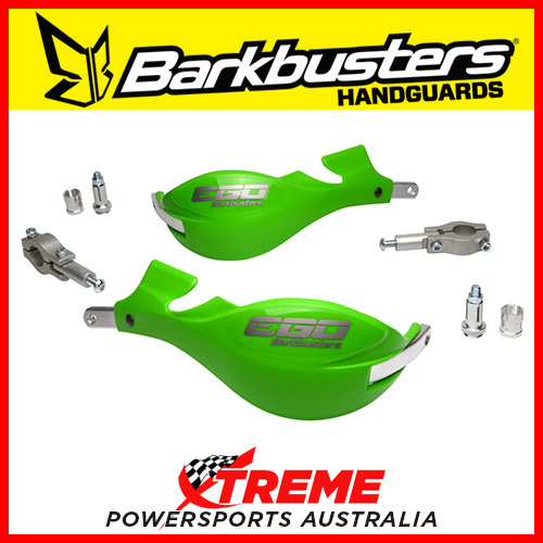 Barkbusters EGO Mini Handguard Two Point Mount Straight 22mm Green EGO-004-00-GR