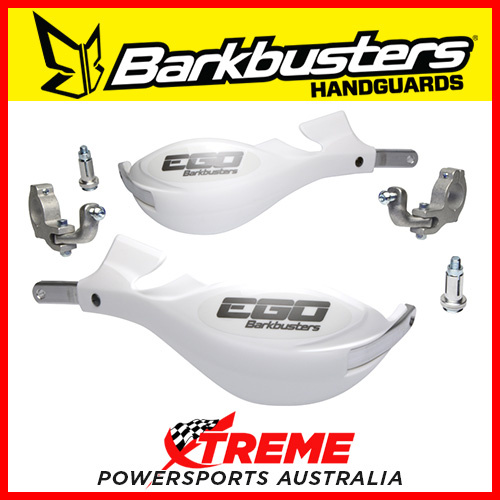 Barkbusters EGO Handguard Two Point Mount Tapered White EGO-005-02-WH