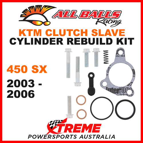 ALL BALLS 18-6009 KTM CLUTCH SLAVE CYLINDER REBUILD KIT 450SX 450 SXF 2003-2006