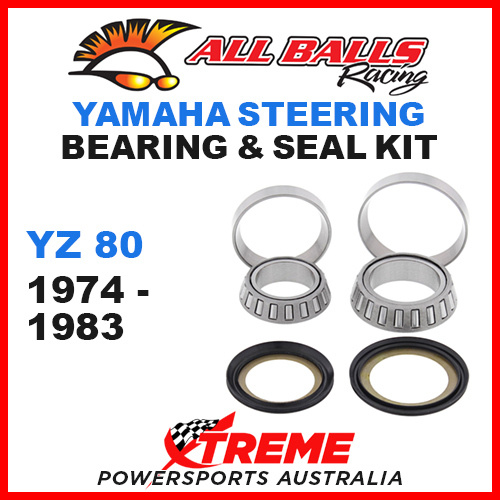 ALL BALLS 22-1008 STEERING HEAD STEM BEARING KIT YAMAHA YZ80 YZ 80 1974-1983