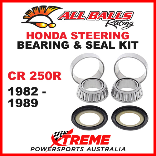 22-1021 Honda CR250R CR 250R 1982-1989 Steering Head Stem Bearing & Seal Kit