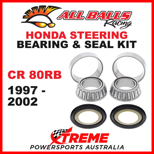 22-1021 Honda CR80RB CR 80RB 1997-2002 Steering Head Stem Bearing & Seal Kit
