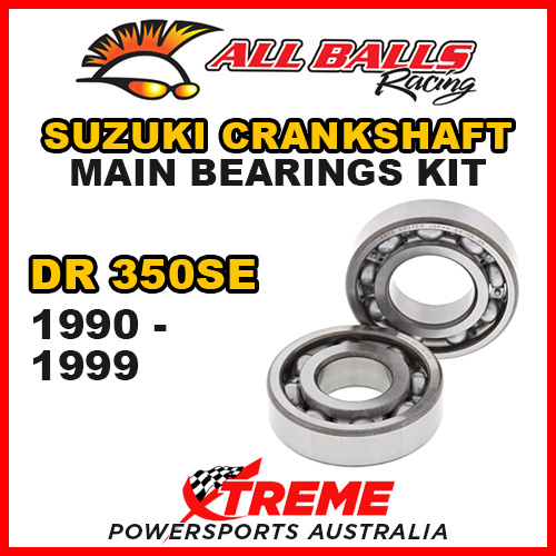 All Balls 24-1059 For Suzuki DR350SE DR 350SE 1990-1999 Crankshaft Main Bearings