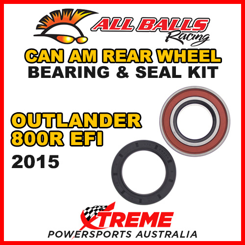 25-1516 ATV REAR WHEEL BEARING KIT CAN AM OUTLANDER 800R EFI 2015