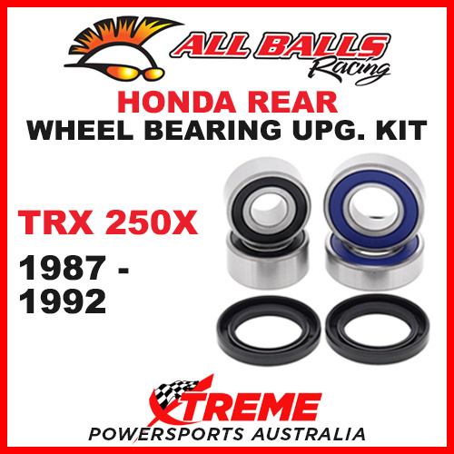 All Balls 25-1635 Honda TRX 250X 1987-1992 Rear Wheel Bearing Upgrade Kit