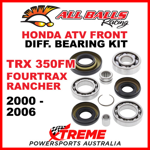 25-2003 HONDA TRX350FM FOURTRAX RANCHER 2000-2006 FRONT DIFFERENTIAL BEARING KIT