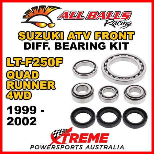 25-2022 For Suzuki LTF 250F 4WD QUAD RUNNER 99-02 ATV FRONT DIFFERENTIAL BEARING KIT