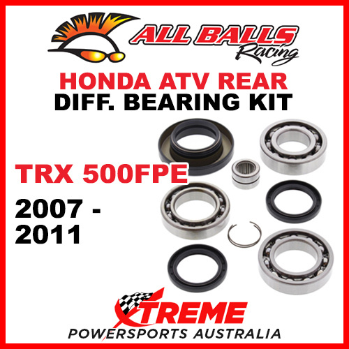 25-2061 HONDA TRX500FPE 2007-2011 ATV REAR DIFFERENTIAL BEARING & SEAL KIT