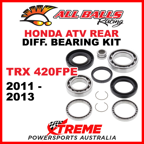 25-2070 HONDA TRX420FPE 2011-2013 ATV REAR DIFFERENTIAL BEARING & SEAL KIT