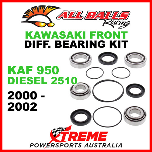 25-2093 Kawasaki KAF 950 2510 Diesel 2000-2002 Front Differential Bearing Kit