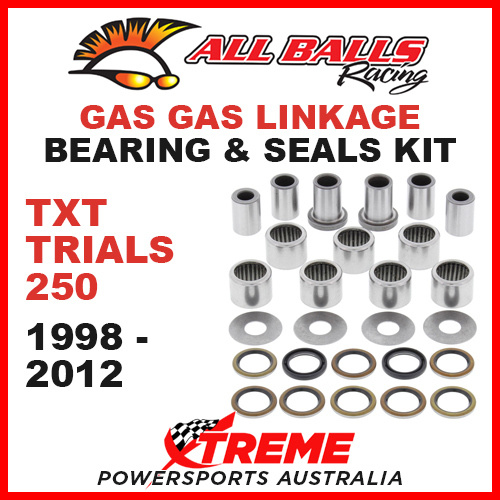 All Balls 27-1154 Gas Gas TXT Trails 250 1998-2012 Linkage Bearing Kit