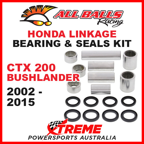 27-1169 HONDA CTX200 Bushlander 2002-15 MX SWING ARM LINKAGE BEARING & SEAL KIT