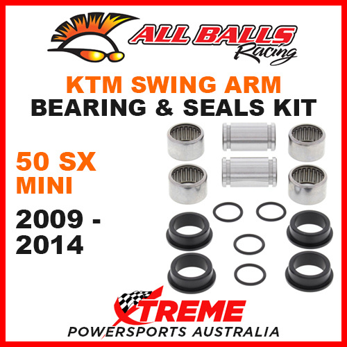 ALL BALLS 28-1129 MX SWINGARM BEARING KIT KTM 50SX 50 SX MINI 2009-2014 OFF ROAD