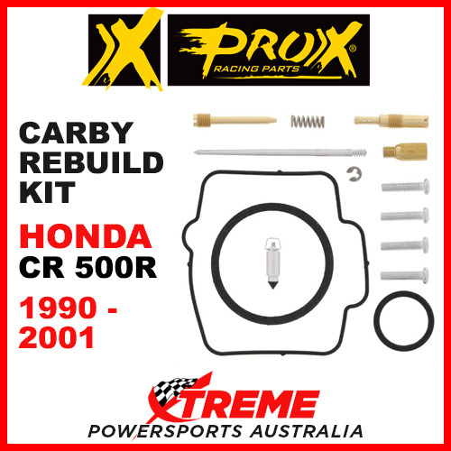 Pro-X Honda CR500R CR 500R 1990-2001 Carburettor Repair Kit 44.55.10159