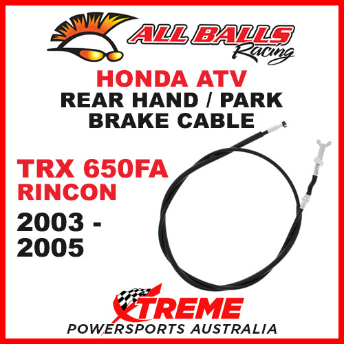 45-4020 Honda TRX650FA Rincon 2003-2005 ATV Rear Hand Park Brake Cable