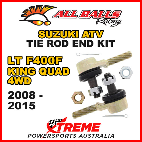 All Balls 51-1016 For Suzuki ATV LT-F400F 4WD King Quad 2008-2015 Tie Rod End Kit